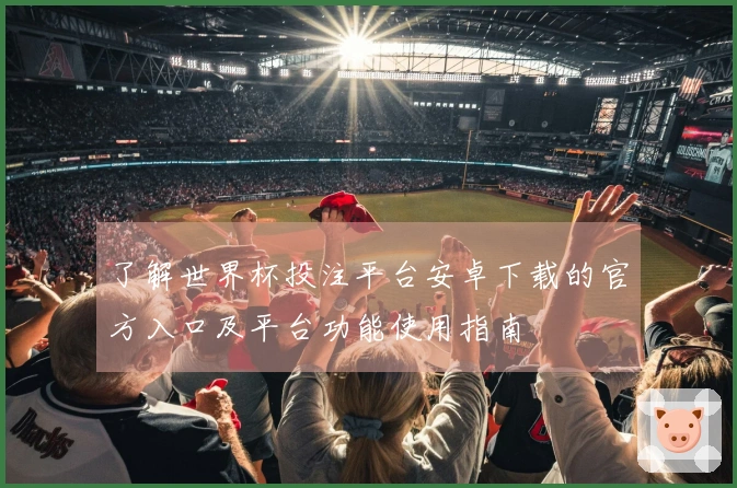 了解世界杯投注平台安卓下载的官方入口及平台功能使用指南